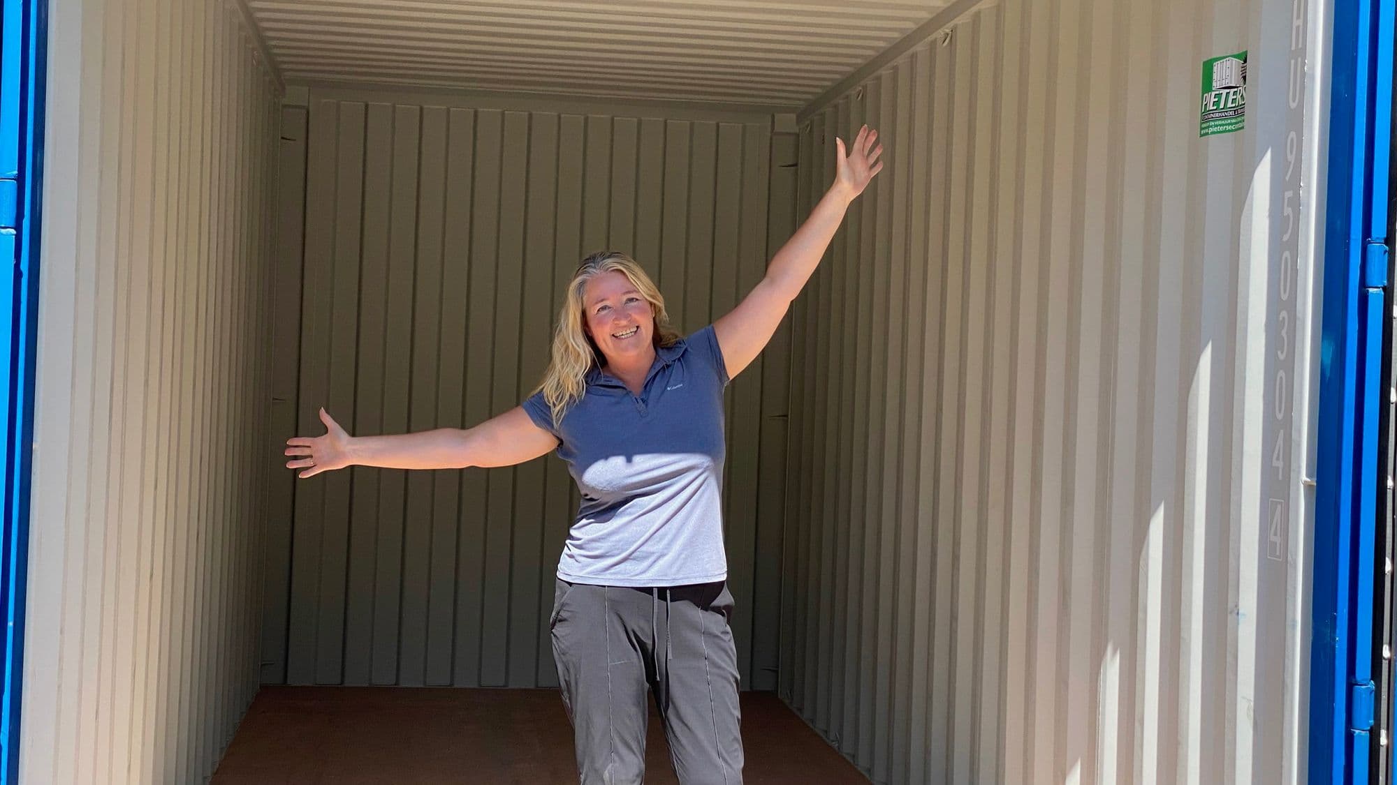 Hero-afbeelding voor De aflevering van de container